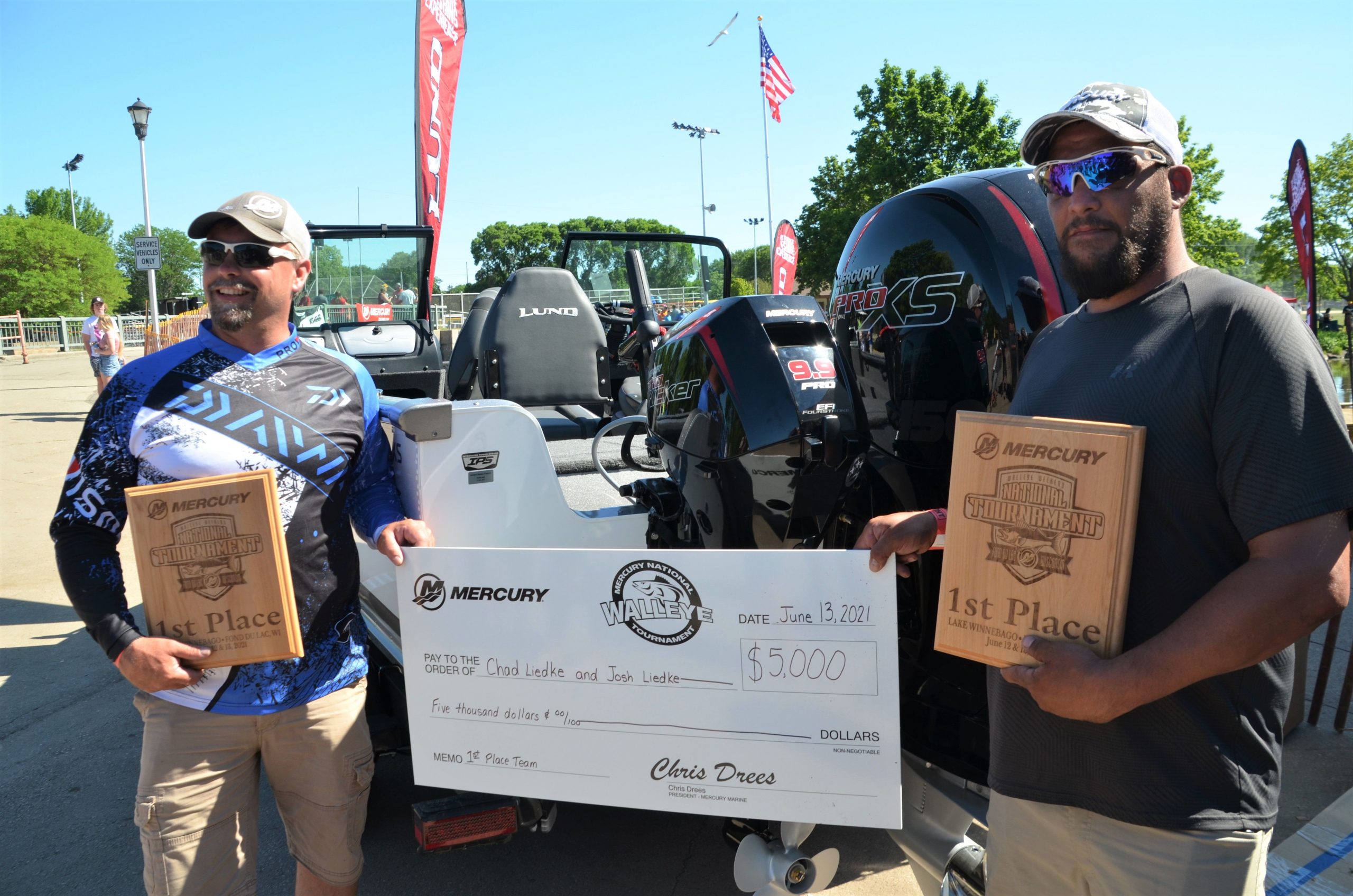 Chad and Josh Liedke take 43rd Annual Mercury National Walleye